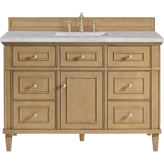 James Martin Vanities 424-V48-LNO-FVSL Lorelai 48" Free Standing Single Basin Hardwood