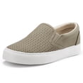 thumbnail image 4 of JENN ARDOR Sneakers For Women Comfortable Flat Shoes Adult Student Casual Shoes size 6 Taupe, 4 of 9