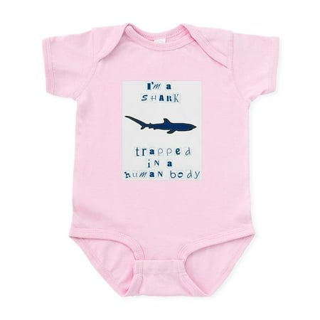 

CafePress - I m A Shark Infant Creeper - Baby Light Bodysuit Size Newborn - 24 Months