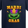 thumbnail image 4 of Inktastic Mardi Gras with Green Masquerade Mask Youth T-Shirt, 4 of 5