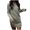 Grey, variant on sertiohcv Work Dress Women Fall Fashion Womens Long Sleeve Sweater Dress Fall Casual Mini Bodycon Button V Neck Trendy Fashion Ribbed Knit Red,Size L