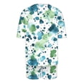 thumbnail image 2 of TaTaai Women Fashion Casual Printed Loungewear Set Crew Neck Short Sleeve Top & Pants Loose Fit Lightweight Breathable Soft Fabric Machine Washable No Fading Home Daily Wear Gift, 2 of 7