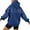 2-Blue, variant on Womens Back Letter Print Hoodies Fashion Oversize Long Sleeve Loose Hooded Sweatshirt y2k Casual Sweatshirts With Pocket