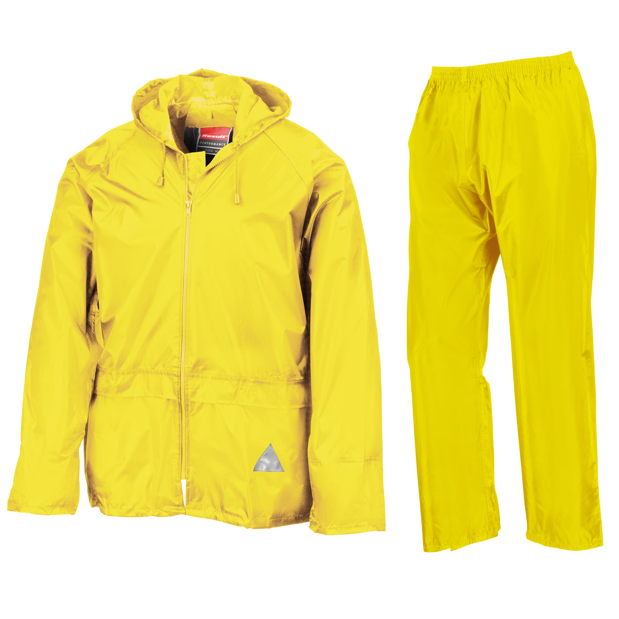 Result Mens Heavyweight Waterproof Rain Suit Jacket & Trouser Suit