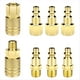 thumbnail image 1 of Conexiones para Manguera de Aire de 1/4 Pulgada NPT, Conexión Rápida para Compresor de Aire, Acoplador de Aire Universal y Kit de Conector Industrial., 1 of 5