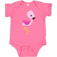 thumbnail image 3 of Inktastic Cute Flamingo, Baby Flamingo, Pink Flamingo Girls Baby Bodysuit, 3 of 5