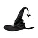 thumbnail image 2 of Sombrero de bruja negro plisado con ala ancha y puntiagudo | Accesorio de disfraces de Halloween para mujeres | Bloqueador solar plegable | Gorra de Mago para la Fiesta de Cosplay | 1 pieza, 2 of 6
