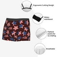 thumbnail image 6 of Balery American Stars1 Men's Boxer Briefs, Soft and Breathable Cotton Underwear with nylon Waistband-Large, 6 of 9