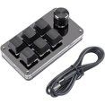 thumbnail image 1 of Mini teclado mecánico para juegos con una sola mano, teclado personalizado USB de 6 teclas con, 1 of 4