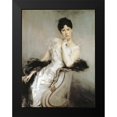 thumbnail image 2 of Boldini, Giovanni 12x14 Black Modern Framed Museum Art Print Titled - Signora in bianco, 2 of 5
