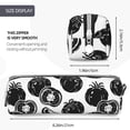 thumbnail image 3 of Rocae Hand Drawn Tomatoes for Pen and Marker Pouch with Zipper for Men and Women, Stationery Bag Pen Holder for Work and Office, 3 of 9