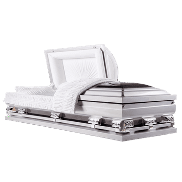 Casket Emporium Athena Titan Ebony, Oversized various sizes 18 guage non-sealed steel, half-Couch Casket