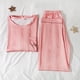 thumbnail image 5 of Conjunto de pijama para mujer - Poliéster, tallas grandes, tirantes, dos piezas - M-XXL, 5 of 8