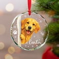 thumbnail image 4 of Doberman Pinscher Peeking Glass Xmas Ornament Decor, Personalized Dog Lover Christmas Tree Ornament, Doberman Pinscher Xmas Ornaments 2025, Customized Name Pet Dog Glass Keepsake Christmas Hanging, 4 of 6