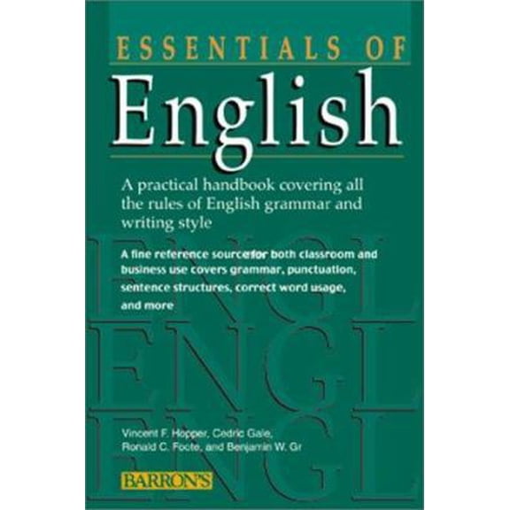 Pre-Owned Essentials of English (Paperback) 0764113674 9780764113673