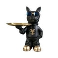thumbnail image 1 of Bandeja de almacenamiento Zulema bandeja de estatua multifuncional para perros Negro, 1 of 8