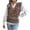 Coffee, variant on Fesfesfes Women Vest Sweater V-neck Multicolor Knitted Sweater Casual Sleeveless Vest Jacket Tops Tops on
