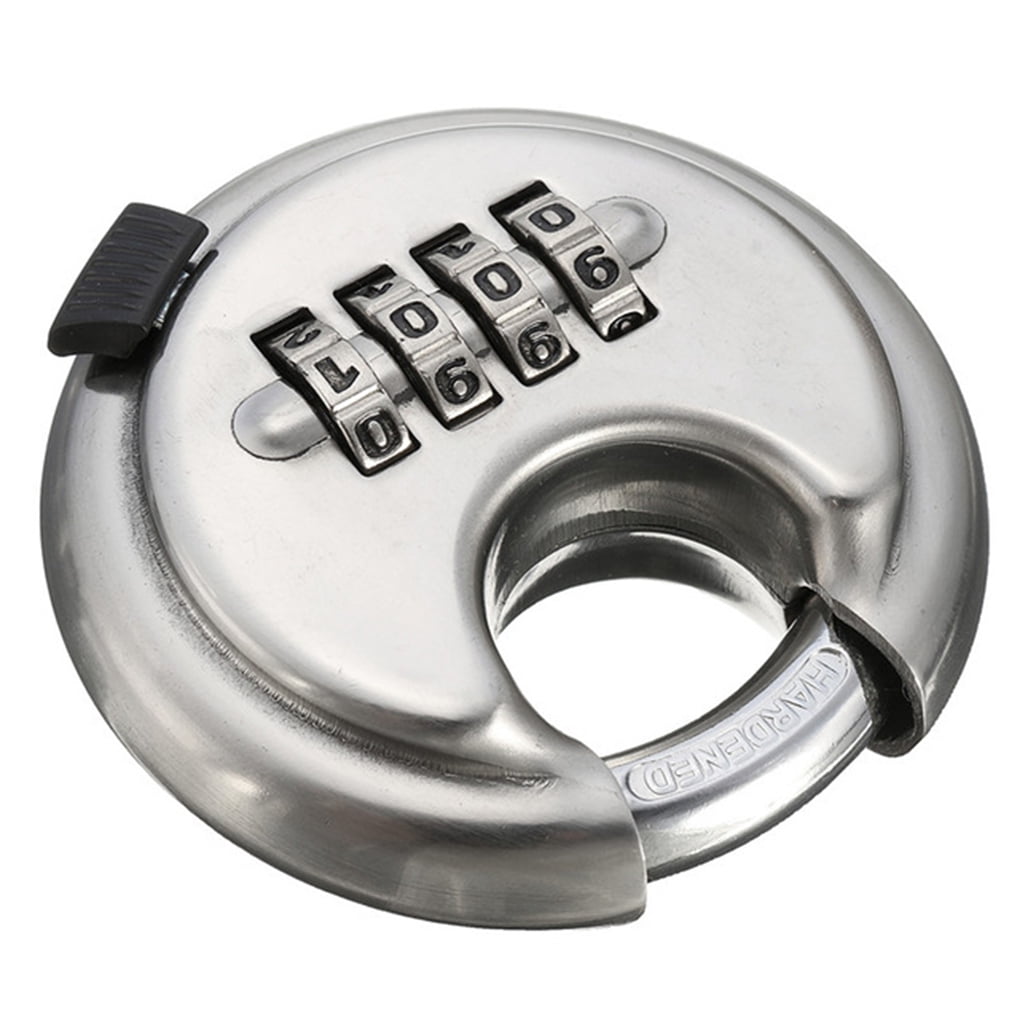 4 Digit Combination Password Lock Stainless Steel Security Lock Padlock