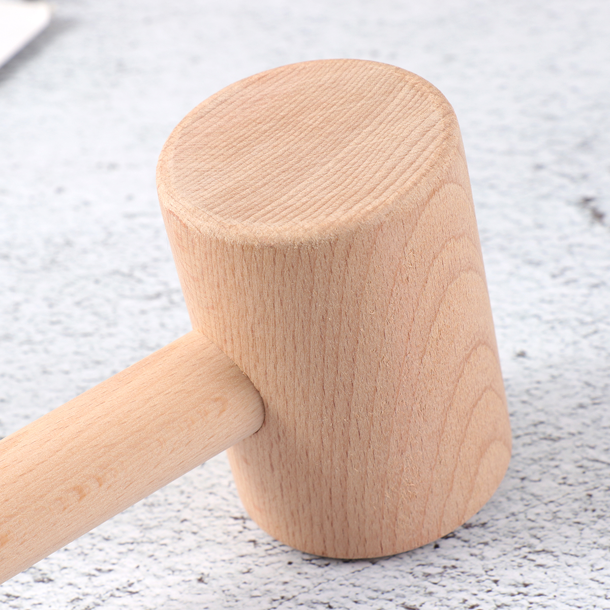 Maillet Pour Crabe Et Homard CIYODO - En Bois, Manche Long - Ustensile Cuisine Compact Pour Maison Et Restaurant