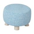 thumbnail image 3 of Luzkey Repose-Pieds Rond Antidérapant Chaise Pouf Tabouret pour Canapé Chambre de Bébé Entrée Bleu, 3 of 8