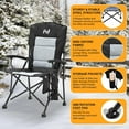 thumbnail image 5 of Ficisog Heated Camping Chair, Heats Back and Seat, Portable Heated Folding Chair with Cup Holder, 5 of 7