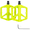 Yellow, variant on Mosiee Non-Slip Bike Pedals Nylon+Glass Fiber Dual-Du Sealed Bearing 9/16Inch Thread Orange