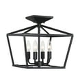 thumbnail image 4 of Townsend 4-Light Ceiling Light in Classic Bronze, 4 of 7