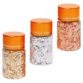 thumbnail image 2 of 3 Bottles Manicure Gilding Flake Metallic Gold Foils Nail Art Accessories Kit, 2 of 8