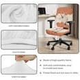 thumbnail image 7 of SCRAWLGOD 2 PCS Non-Slip Computer Office Chair Cover Breathable Easy to Remove Rotating Chair Cover Stain Resistant Universal Desk Chair Cover, Dragonfly Bohemian Mandala Teal Orange, 7 of 7