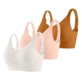 thumbnail image 1 of Brasier Mujer conjunto de 3 Piezas de Sujetador Deportivo sin Costuras y Cómodo para Mujer, con Soporte Ajustable, para Uso En Casa, Ocio y Entrenamiento Durante Toda La Temporada. Mediana, 1 of 5