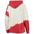 thumbnail image 3 of Women's Gameday Couture White/Red Wisconsin Badgers For the Fun Double Dip-Dyed Pullover Hoodie, 3 of 3