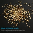 thumbnail image 3 of Uxcell 14000Pcs Acrylic Wedding Table Diamonds 3mm Crystals Gems for Decorations, Gold, 3 of 6