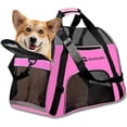 thumbnail image 1 of Transportadora Para Mascotas Bluelander Pegable Color Rosa, 1 of 4