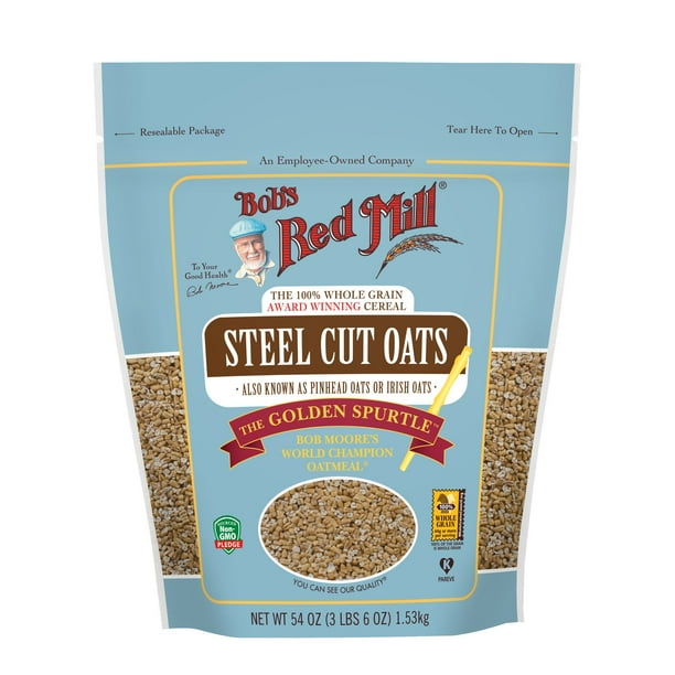 Bob's Red Mill, Whole Grain Steel Cut Oats, 54 oz Bag