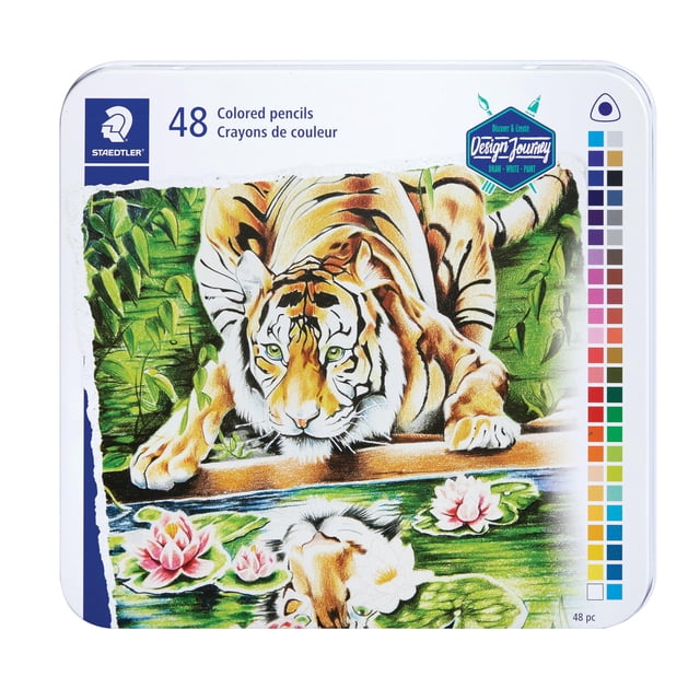 Lápices de Colores STAEDTLER Paquete de 48 Barril Triangular