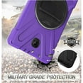 thumbnail image 6 of KIQ Galaxy Tab A 8.0 Case, Heavy Duty Shield Case with Tempered Glass Screen Protector for Samsung Galaxy Tab A 8.0 inch SM-T387 [Purple], 6 of 9