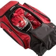 thumbnail image 6 of Wire2wire Tournament Catcher's Wheeled Bag Red/Black, 6 of 9