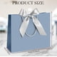 thumbnail image 2 of Bolsas de regalo Silkfly, 12 unidades, 30 x 25 x 10 cm, color azul oscuro, 2 of 7