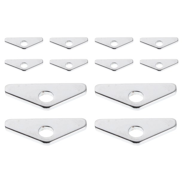 OUNONA 12Ud De Montaje Para Empaquetadura En Tapa De Para Vehículos Plata