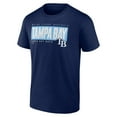 thumbnail image 2 of Men's Navy Tampa Bay Rays Blocked Out T-Shirt, 2 of 3