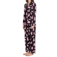 thumbnail image 2 of joogoo Pajamas Set for Women Cool Cats Bones Long Sleeve Pjs Loungewear M, 2 of 7