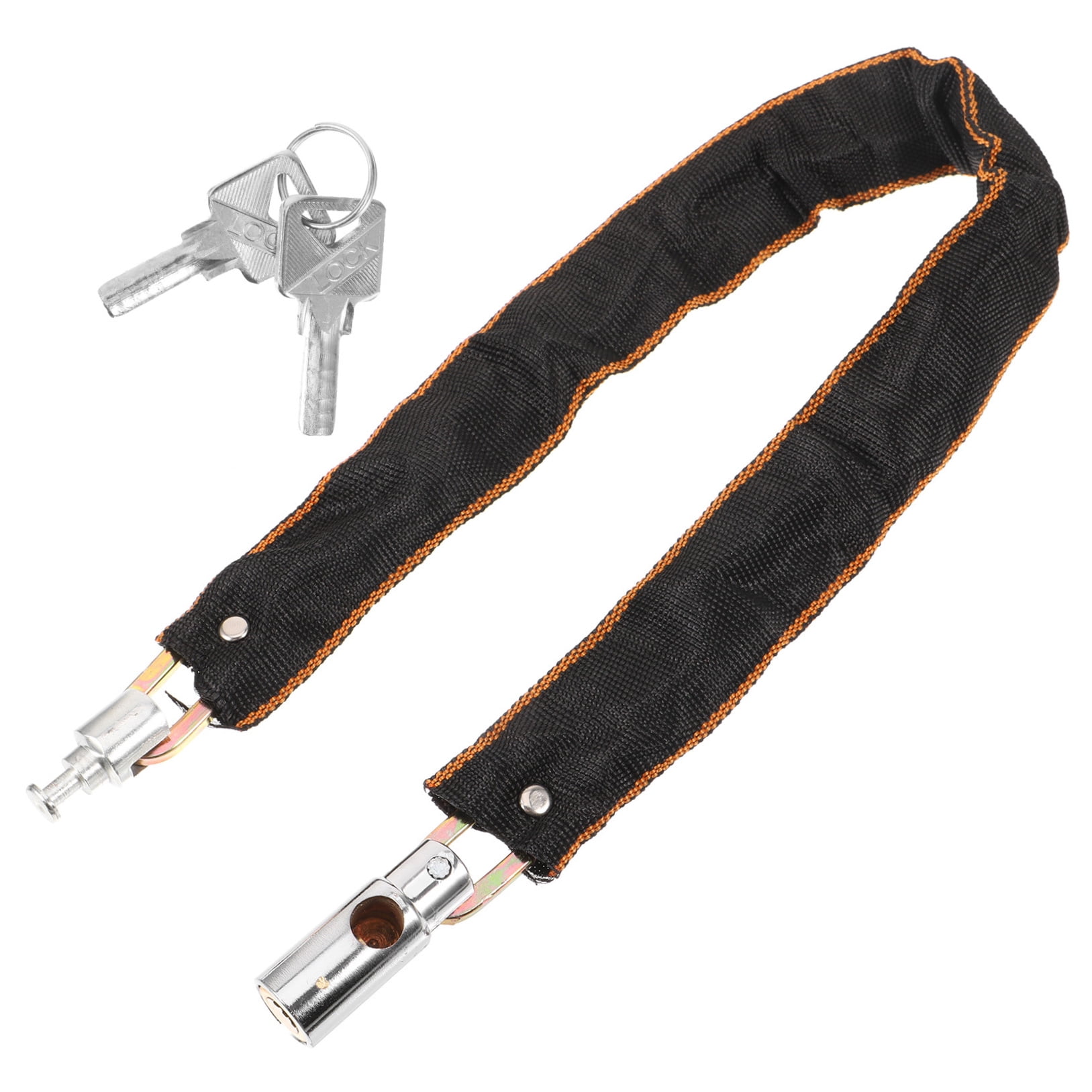 jojofuny Bike Chain Lock 1Pack Silver for Cyclists and Motorcyclists Outdoor Riding and Bike Protection