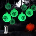 thumbnail image 5 of Cififendec Halloween Eyeball LED String Lights with Remote, 118.11", Waterproof Spooky Eye Fairy Lights for Outdoor Yard Porch, Horror Themed Party Scene Decor, 5 of 7