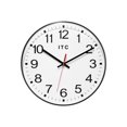 thumbnail image 1 of Infinity Instruments Horloge Murale Ronde d'Affaires Prosaïque, 12 Pouces, Noire, 1 of 6