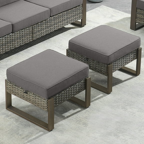 POCASSY Outdoor Ottoman with Sunbrella® Cushion
