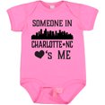 thumbnail image 3 of Inktastic Charlotte North Carolina Someone Loves Me Boys or Girls Baby Bodysuit, 3 of 5