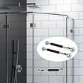 thumbnail image 4 of 2 Pack 16 Inch Stainless Steel Shower Grab Bar W/Anti Slip Rubber Grip Bath Grab Bar Wall Mount Safety Handrail Support, 4 of 5