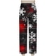 thumbnail image 4 of Conjunto de blusa y pantalón de manga larga con estampado de botones y cuello vuelto para mujer, blusa y pantalón de poliéster para mujer, 4 of 9
