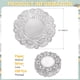 thumbnail image 2 of Uxcell 250 Pcs Servilletas de Papel de 3.3 Pulgadas Redondas de Encaje Decorativas, Papeles Desechables para Comidas y Fiestas, Plateado, 2 of 6