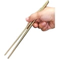 thumbnail image 5 of ReaNea 10 Pairs Gold Reusable Chopsticks, Stainless Steel Metal Chop Sticks, Japanese Chinese Korean Chopstick 8.9", 5 of 7